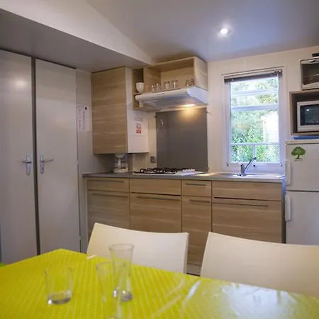 Mobil Cosy Avec Terrasse Au De - Api-1-52-585 Campsite Naucelle